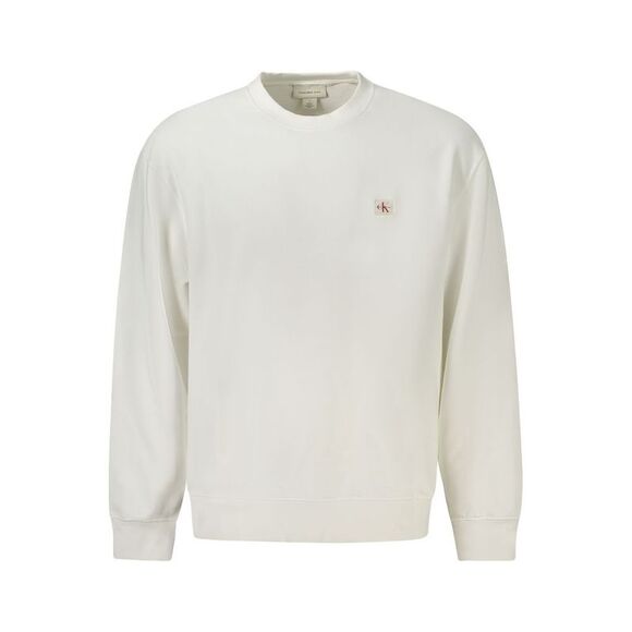 Calvin Klein White Cotton Men's Men's Sweatshirt